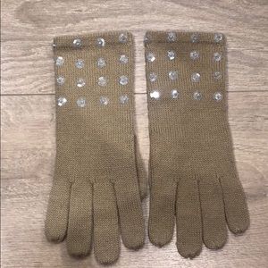 Anne Klein Sequin Gloves